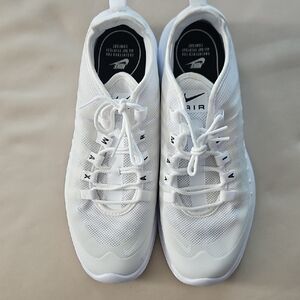 Nike White Mesh Air Max Shoes